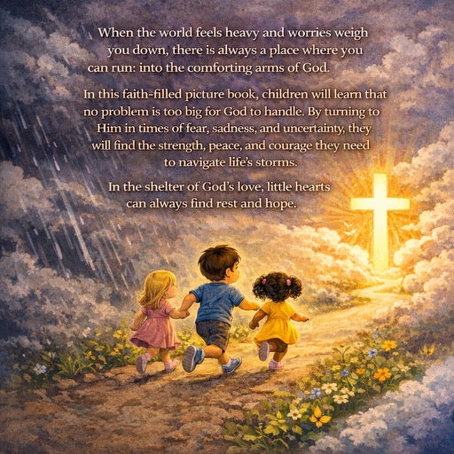 When the World Feels Heavy: Run to God A Faith-Filled Children’s Story by Jessica Ortiz