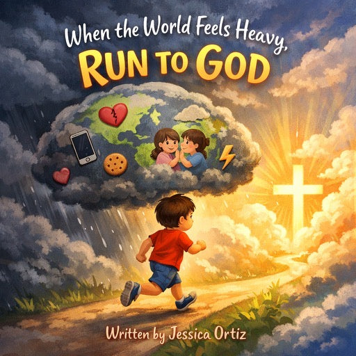 When the World Feels Heavy: Run to God A Faith-Filled Children’s Story by Jessica Ortiz